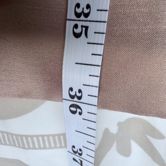 Jacques Vert Beige Brown Shimmer Floral Cocktail Dress - Picture 12 of 12